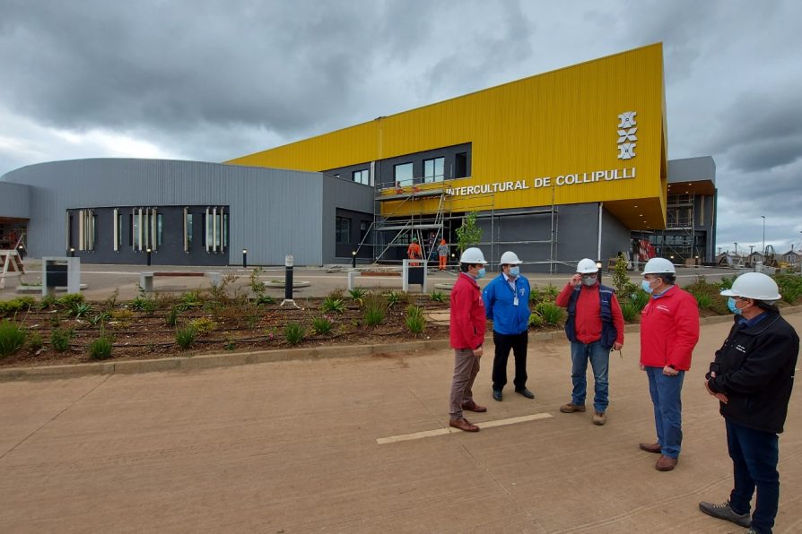 OBRAS DE NUEVO HOSPITAL INTERCULTURAL SAN AGUSTÍN DE COLLIPULLI ENTRAN EN SU FASE FINAL