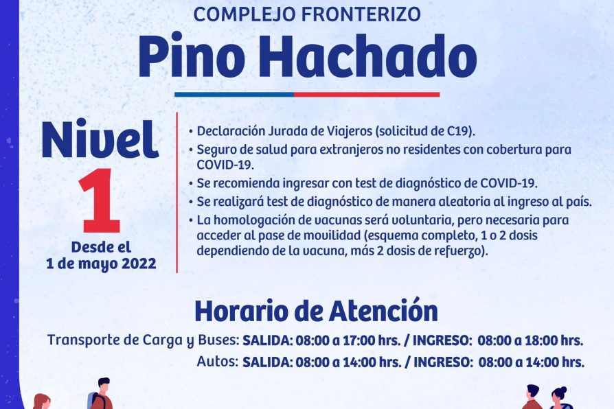 MAÑANA 1 DE MAYO: ABRE EL PASO FRONTERIZO PINO HACHADO