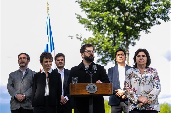 PRESIDENTE DE LA REPÚBLICA GABRIEL BORIC FINALIZA GIRA POR LA ARAUCANÍA