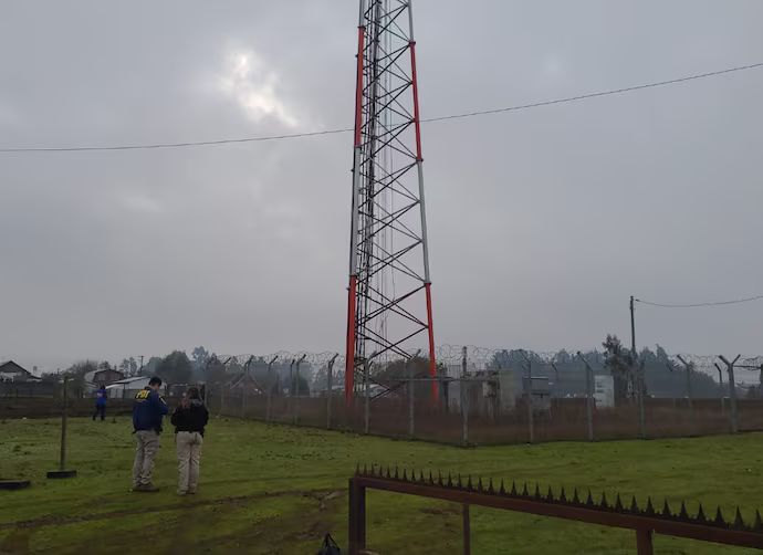 DELEGACIÓN PRESIDENCIAL DE LA ARAUCANIA PRESENTÓ QUERELLA CRIMINAL POR CASO DE ATENTADO CONTRA ANTENAS TELEFÓNICAS