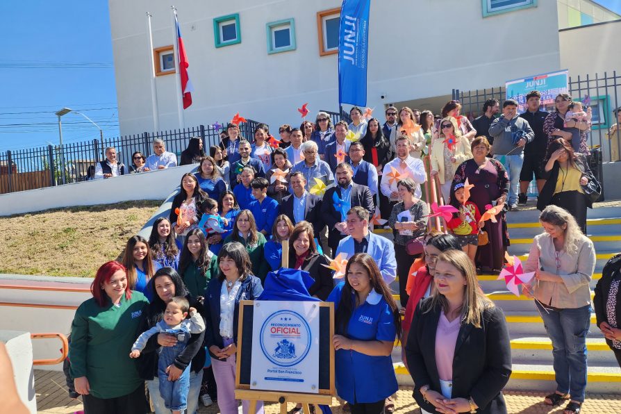 Autoridades inauguran nuevo jardín infantil en la Villa Portal San Francisco de Temuco