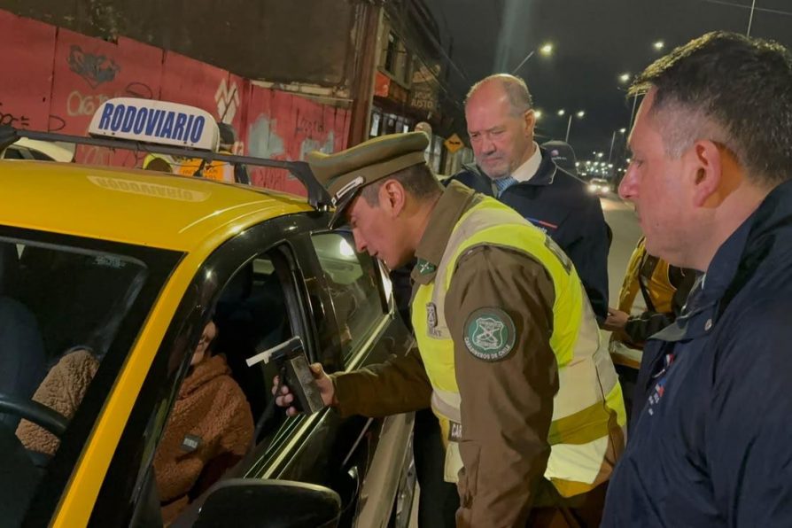 FIESTAS PATRIAS: DOS DETENIDOS POR CONSUMO DE DROGAS EN OPERATIVO NOCTURNO A CONDUCTORES EN TEMUCO